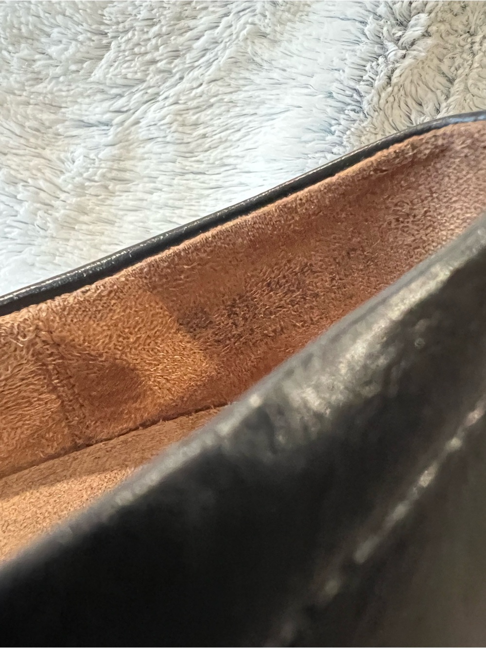 Naturalizer Black Leather Chain-Accent Loafers - Picture 12 of 12